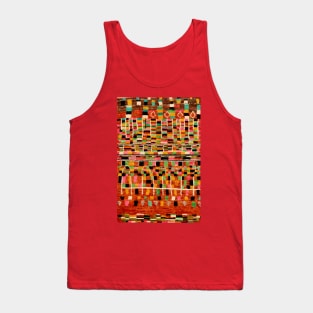 Vintage Berber Moroccan Rug Pattern Tank Top